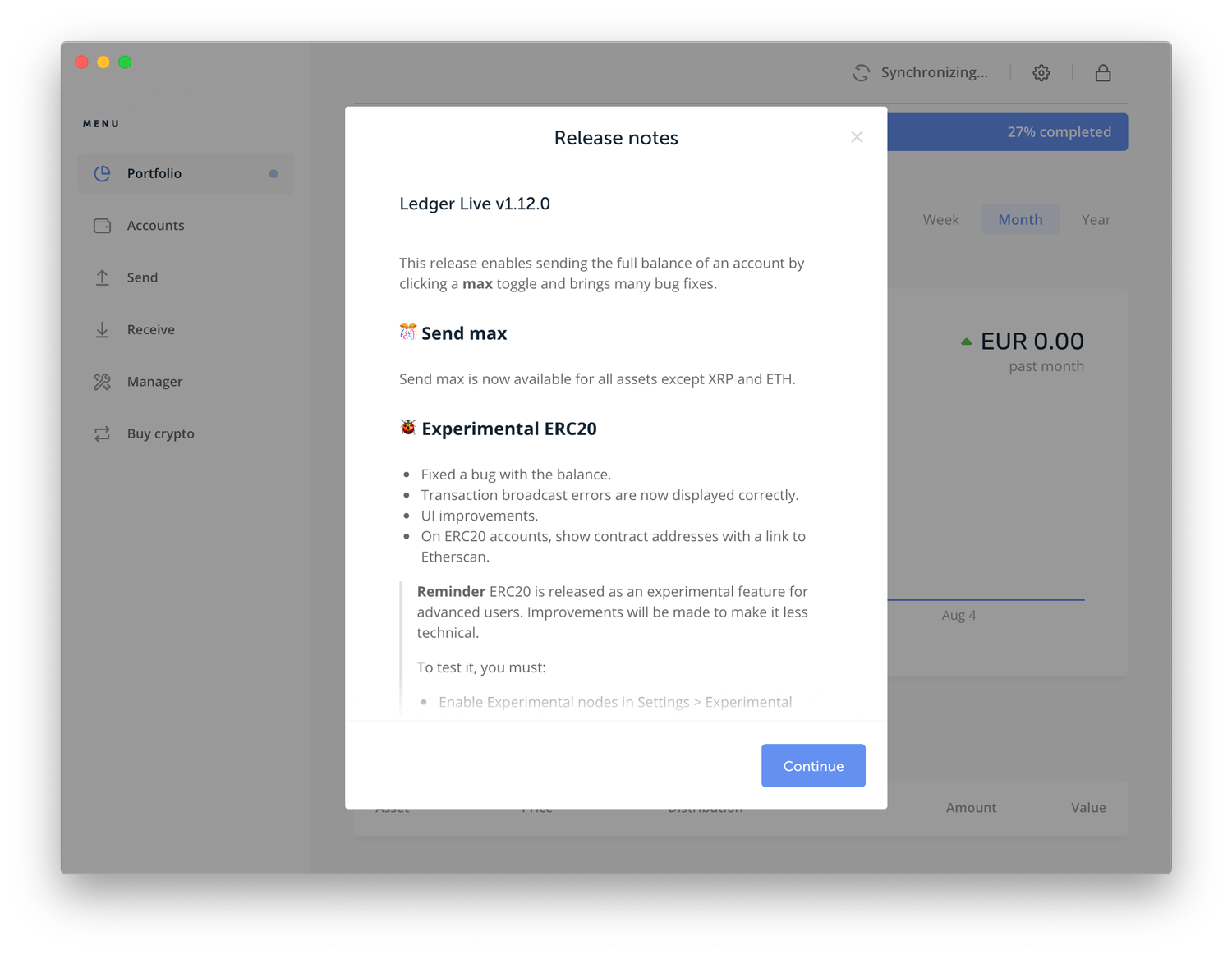 Updating Ledger Live