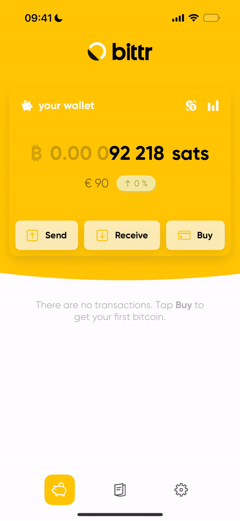 Bittr App - Receive on-chain, instant, or both
